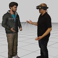 Social VR chat bot